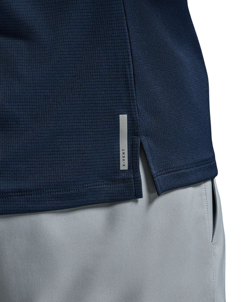 2XU Men's Aero Tee | Midnight/Silver Reflective