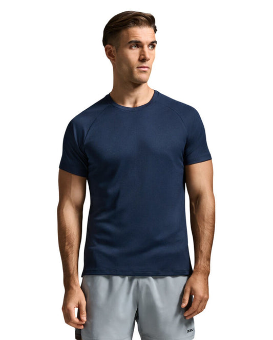 2XU Men's Aero Tee | Midnight/Silver Reflective