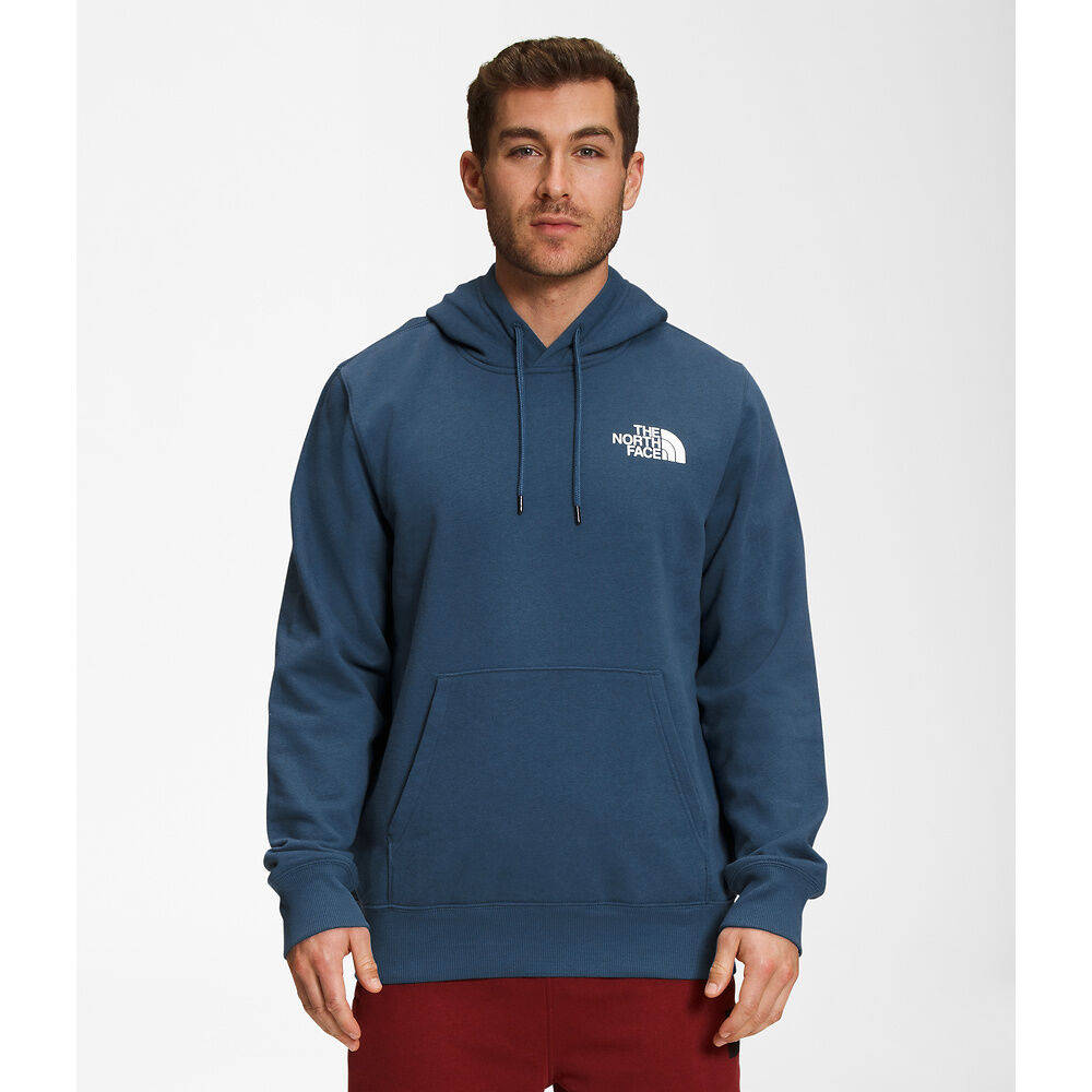 The North Face Men's Box NSE Pullover Hoodie | TNF Shady Blue/TNF Black