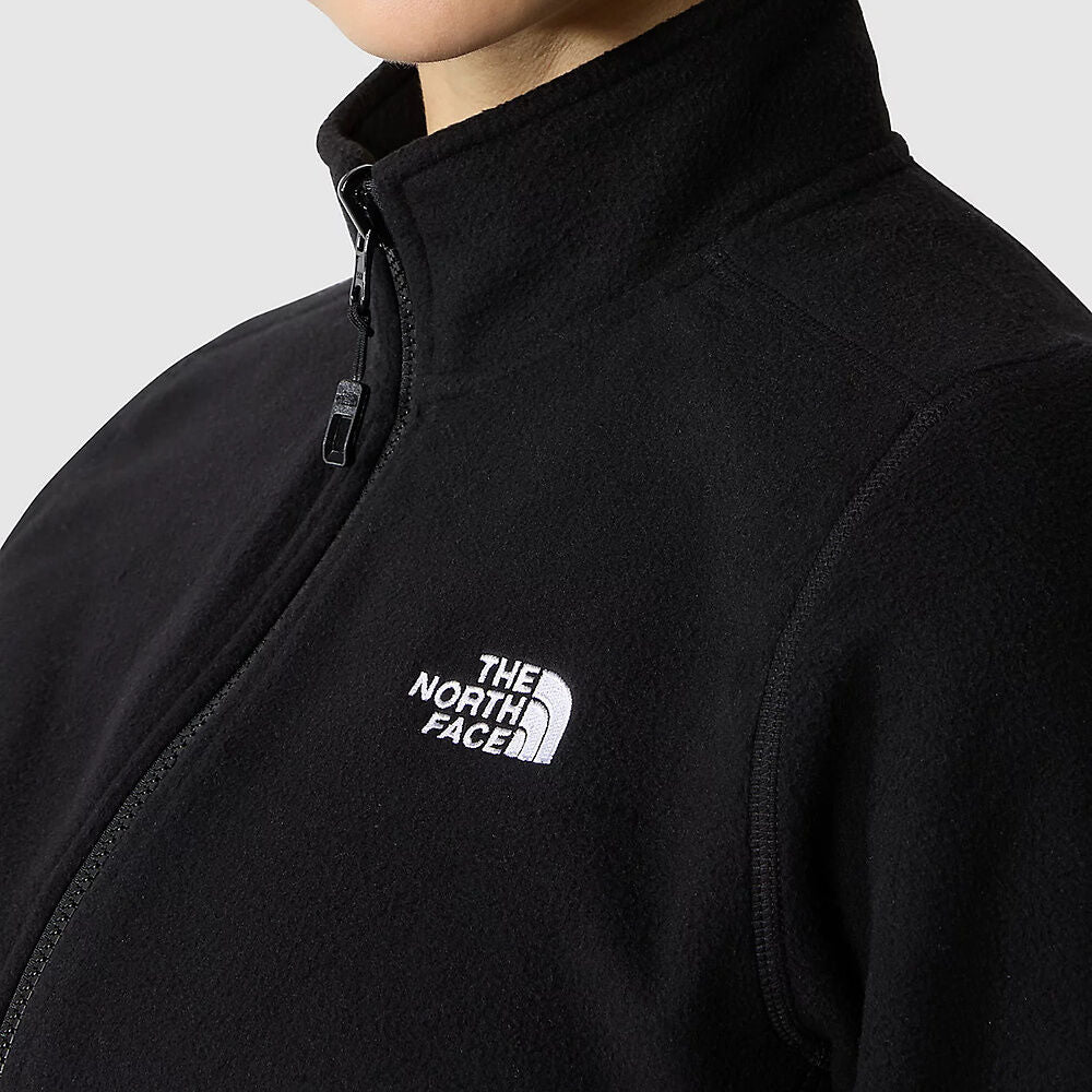 The North Face Women's 100 Glacier Full Zip Fleece | TNF Black