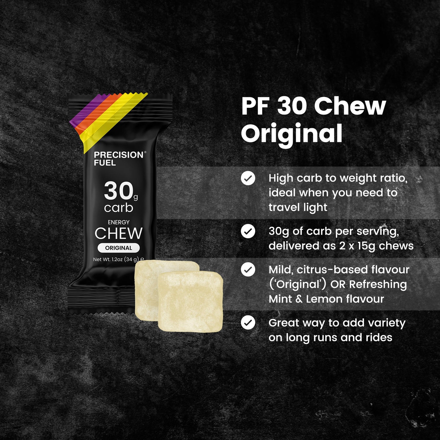 Precision Fuel & Hydration PF 30 Energy Chew Original