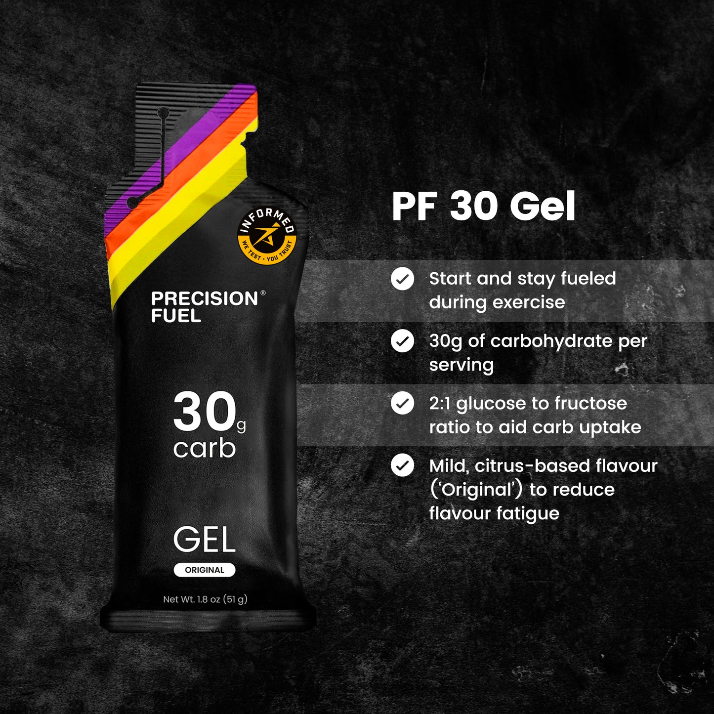 Precision Fuel & Hydration PF 30 Energy Gel | Assorted