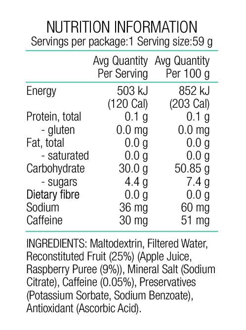 Pure Sports Nutrition | Fluid Energy Gel With Caffeine