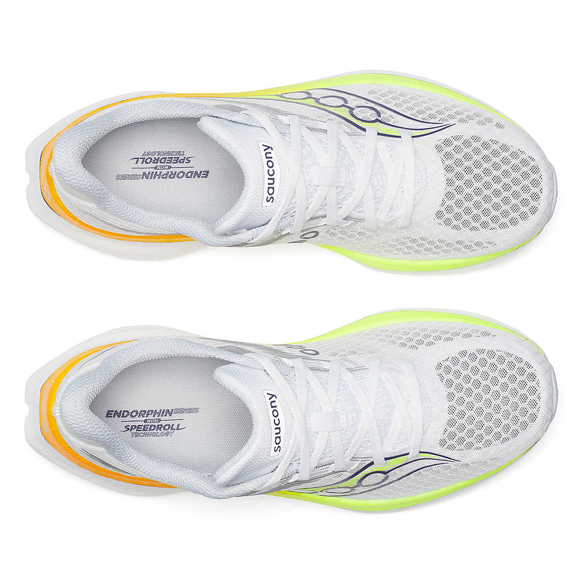 Saucony Men's Endorphin Speed 5 | White/Citron