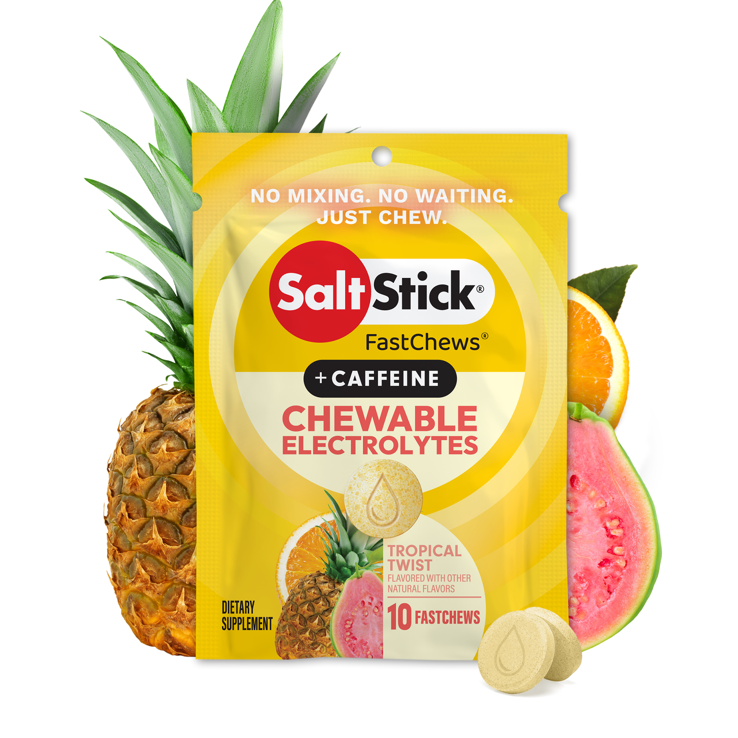SaltStick FastChews + Caffeine 5 Serve