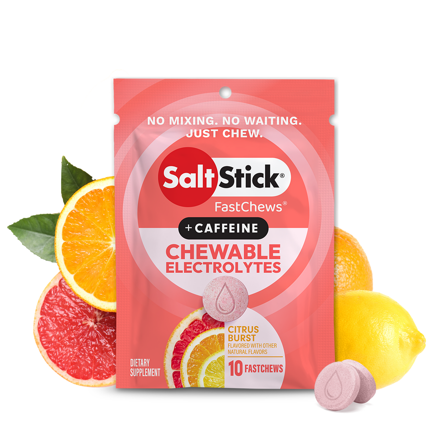 SaltStick FastChews + Caffeine 5 Serve
