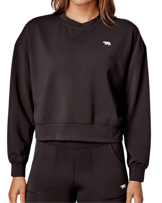 Running Bare Beat The Chill Thermal Sweat | Black