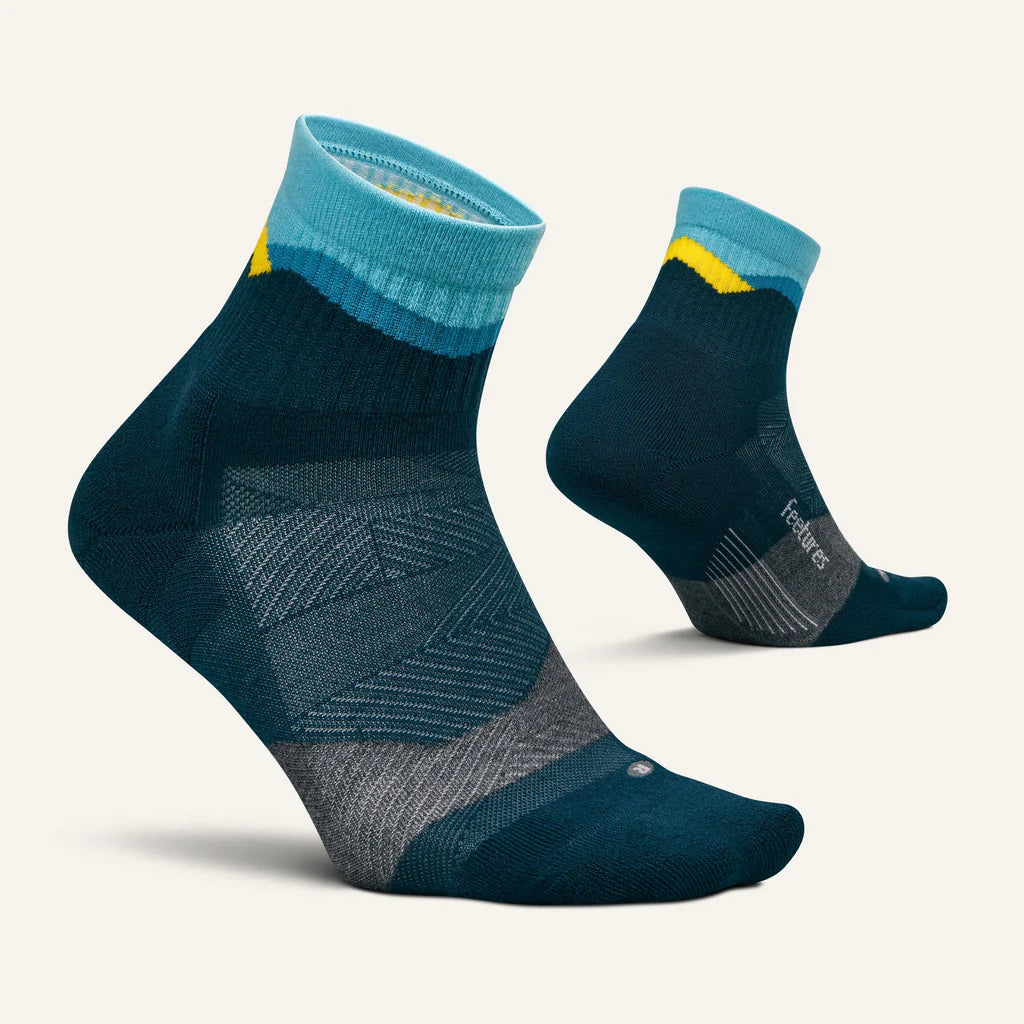 Feetures Trail Max Cushion Quarter Crew