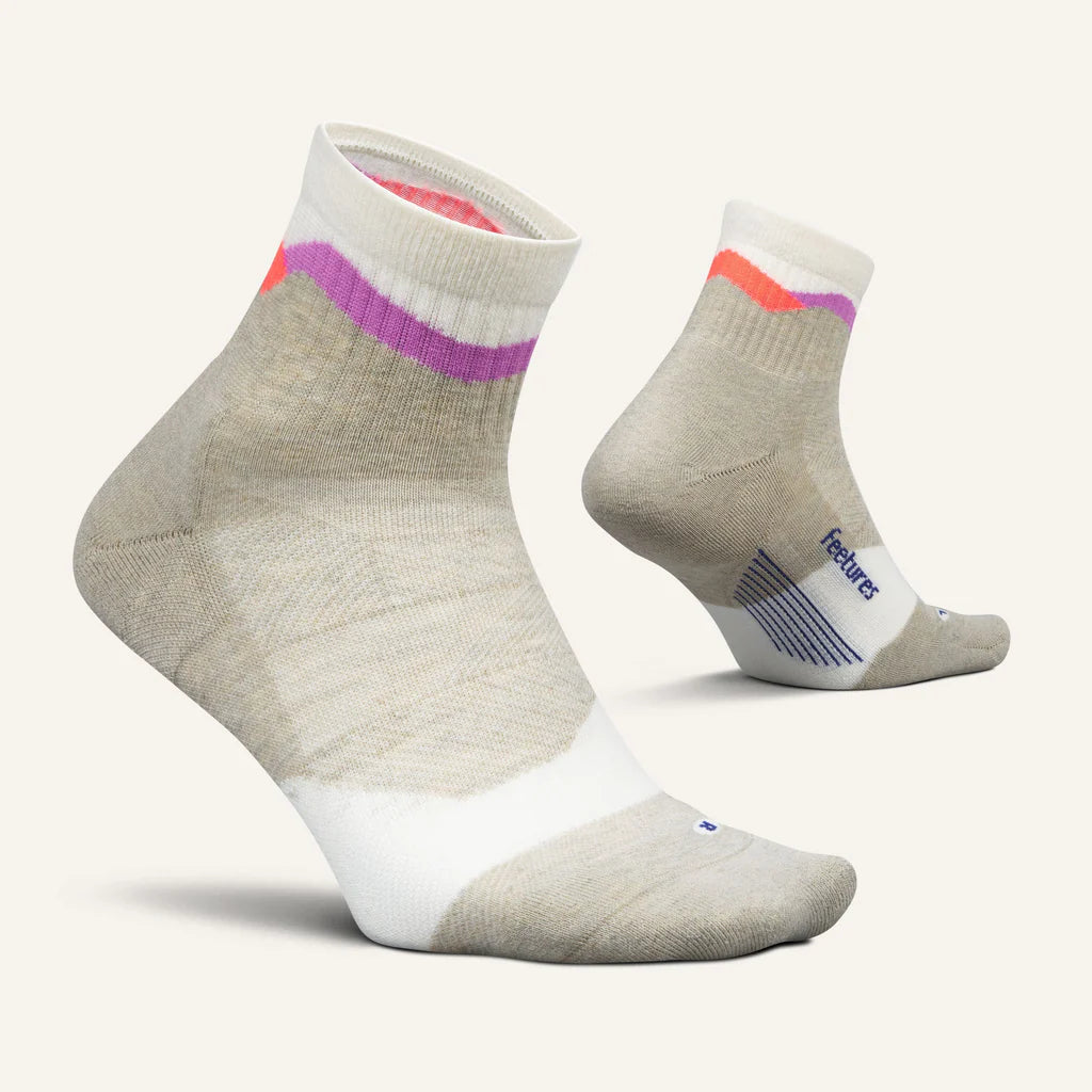 Feetures Trail Max Cushion Quarter Crew