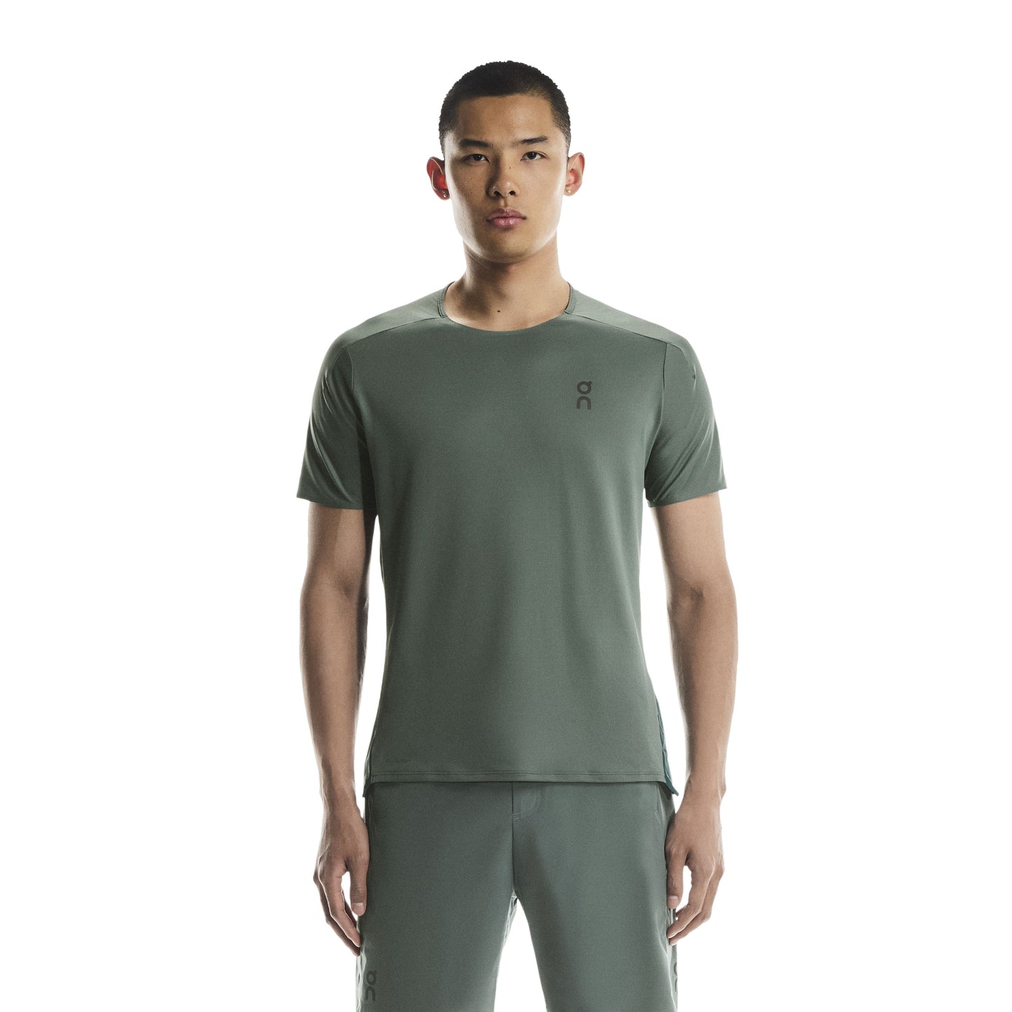 On Running Men's Performance Tee | Olive/Spirulina