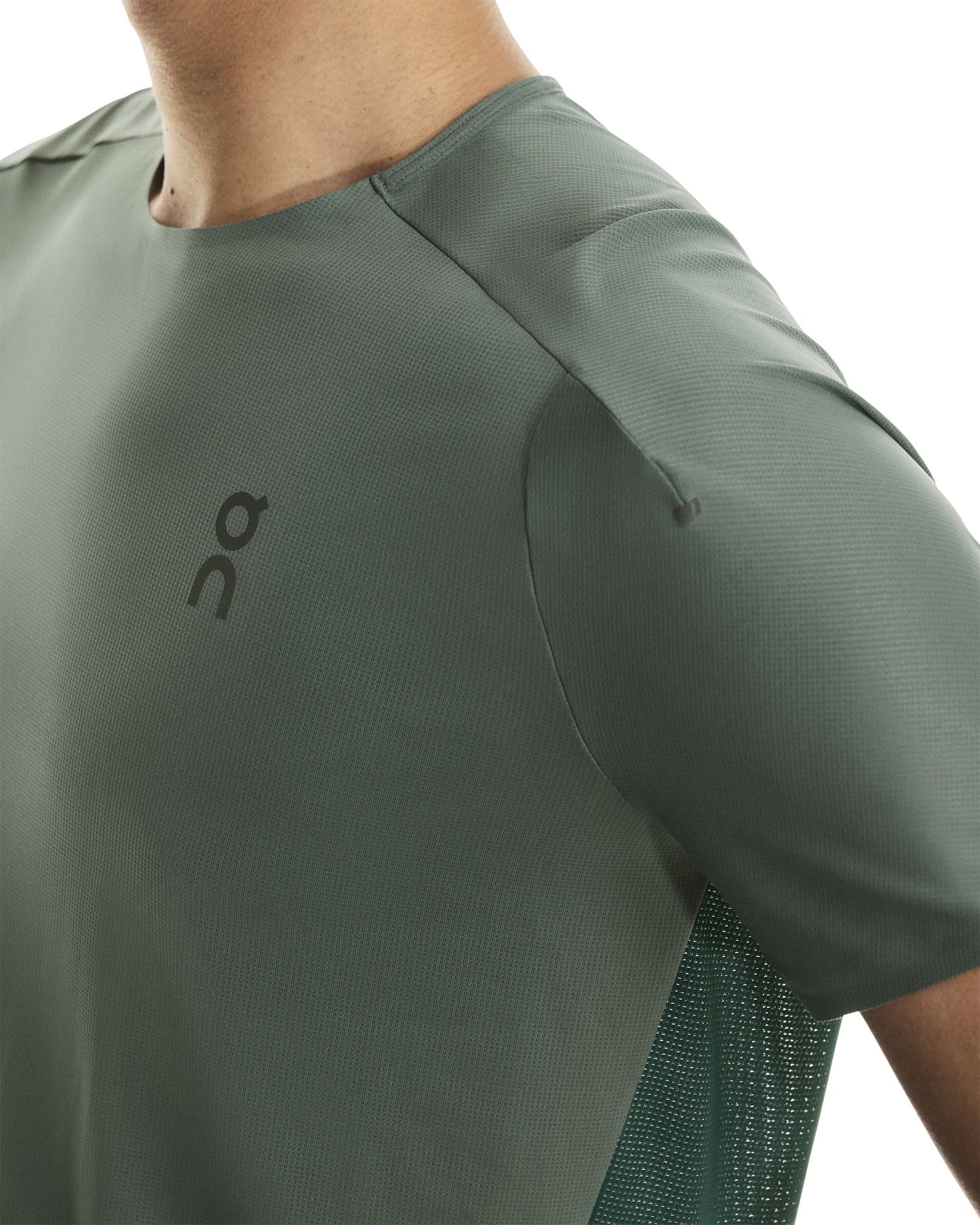 On Running Men's Performance Tee | Olive/Spirulina