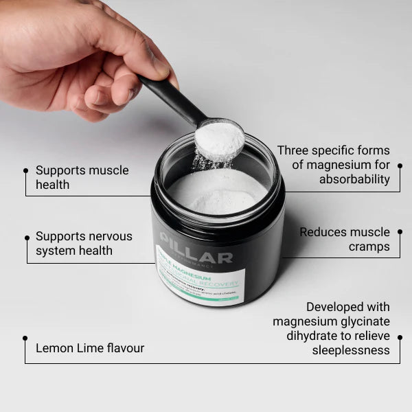 Pillar Performance | Triple Magnesium Powder | Lemon Lime