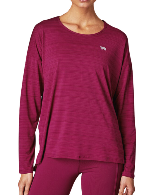 Running Bare Cosmic Allure Workout Long Sleeve | Sher Berry