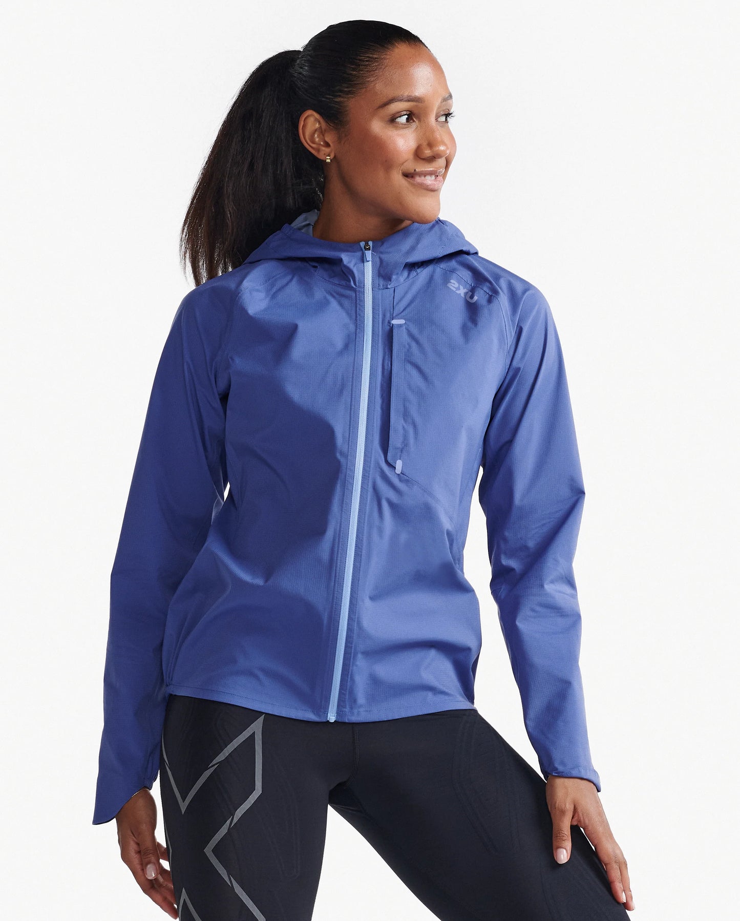 2XU Women's Ignition Shield Jacket | Marlin/Hydranger Reflective