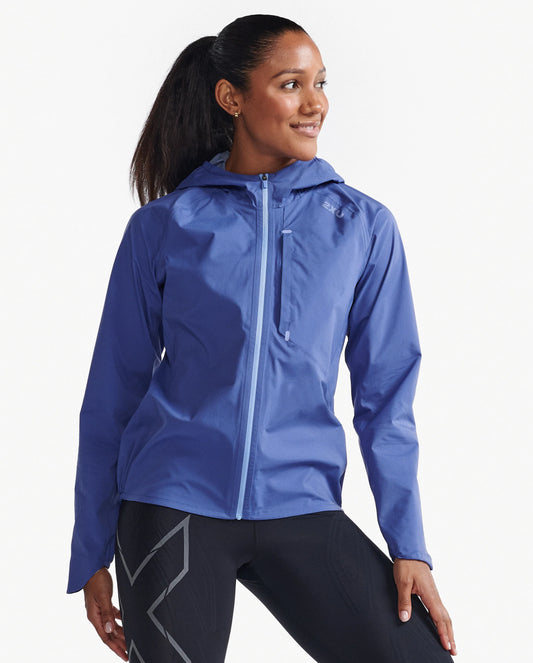 2XU Women's Ignition Shield Jacket | Marlin/Hydranger Reflective