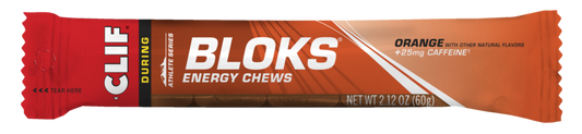 CLIF® BLOKS™ Energy Chews: Orange 25mg Caffeine