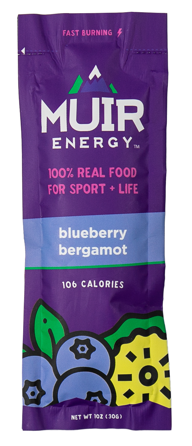 Muir Energy | Blueberry Bergamont Energy Gel | Fast Burning