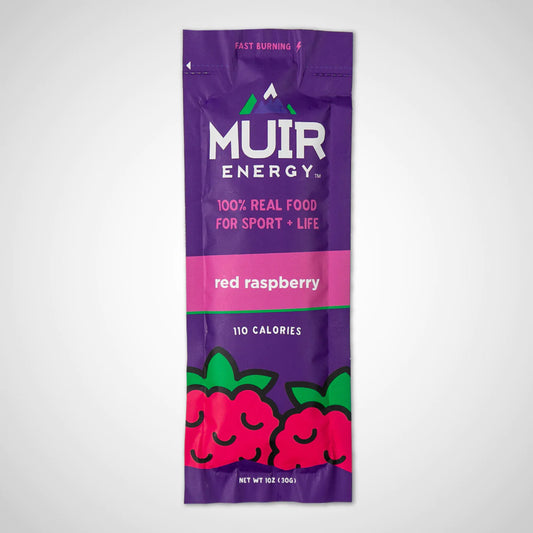 Muir Energy | Red Raspberry Energy Gel | Fast Burning